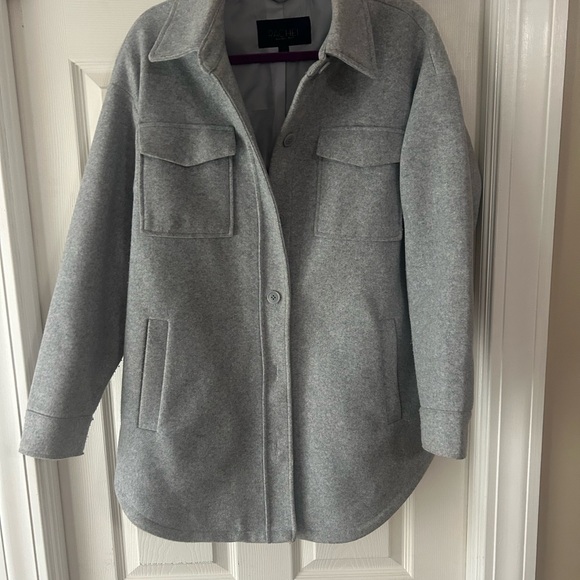 RACHEL Rachel Roy Gray Utility Jacket - Picture 1 of 4